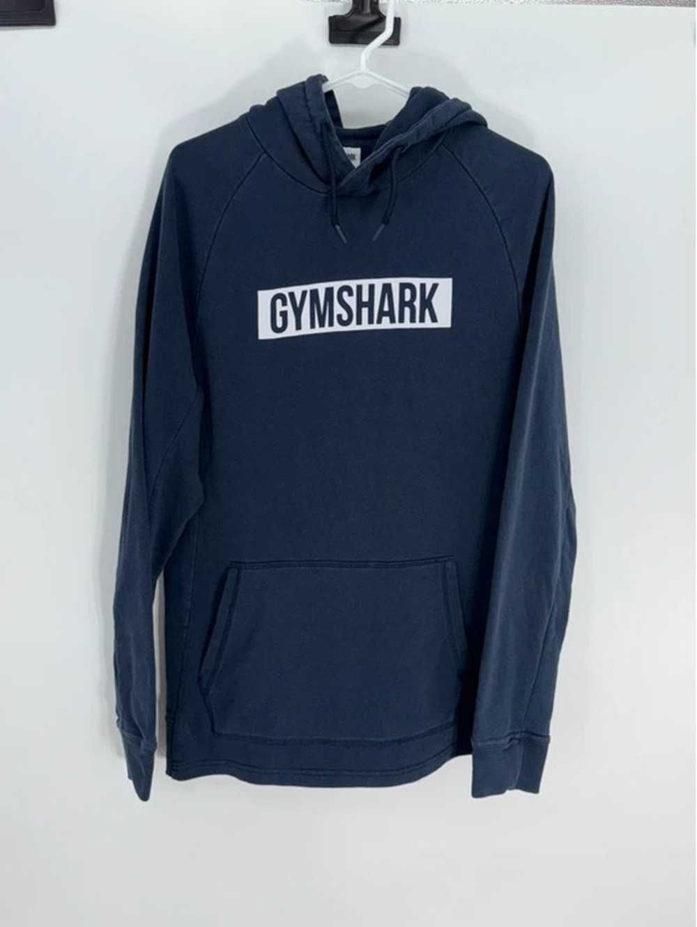 Gymshark Classic Navy Blue Pullover Hoodie Medium